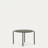 Joncols Outdoor Aluminium Side Table With Powder Coated Green Finish Ã 60 Cm | Kave Home