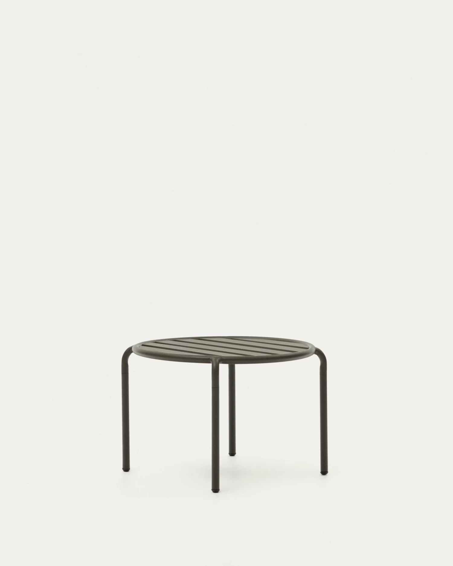 Joncols Outdoor Aluminium Side Table With Powder Coated Green Finish à 60 Cm | Kave Home 3 Joncols Outdoor Aluminium Side Table With Powder Coated Green Finish à 60 Cm | Kave Home