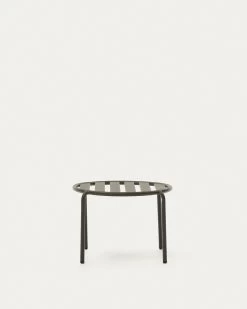 Joncols Outdoor Aluminium Side Table With Powder Coated Green Finish à 60 Cm | Kave Home 13 Joncols Outdoor Aluminium Side Table With Powder Coated Green Finish à 60 Cm | Kave Home -Quality Furniture Store J0400001NN19 1V02