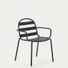 Joncols Stackable Outdoor Aluminium Chair With A Powder Coated Grey Finish | Kave Home 1 Joncols Stackable Outdoor Aluminium Chair With A Powder Coated Grey Finish | Kave Home -Quality Furniture Store J0600004NN02 1V01