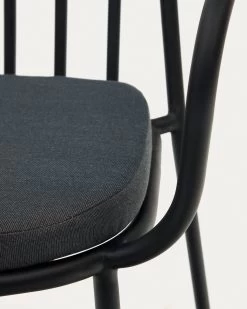 Bramant Stackable Steel Chair With Black Finish | Kave Home 14 Bramant Stackable Steel Chair With Black Finish | Kave Home -Quality Furniture Store J0600044RR02 1D02