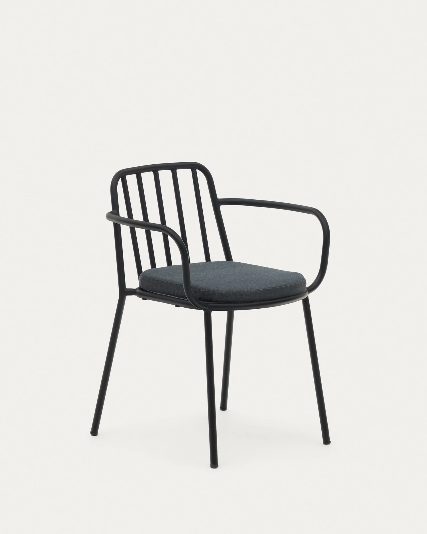 Bramant Stackable Steel Chair With Black Finish | Kave Home 3 Bramant Stackable Steel Chair With Black Finish | Kave Home
