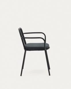 Bramant Stackable Steel Chair With Black Finish | Kave Home 15 Bramant Stackable Steel Chair With Black Finish | Kave Home -Quality Furniture Store J0600044RR02 1V02