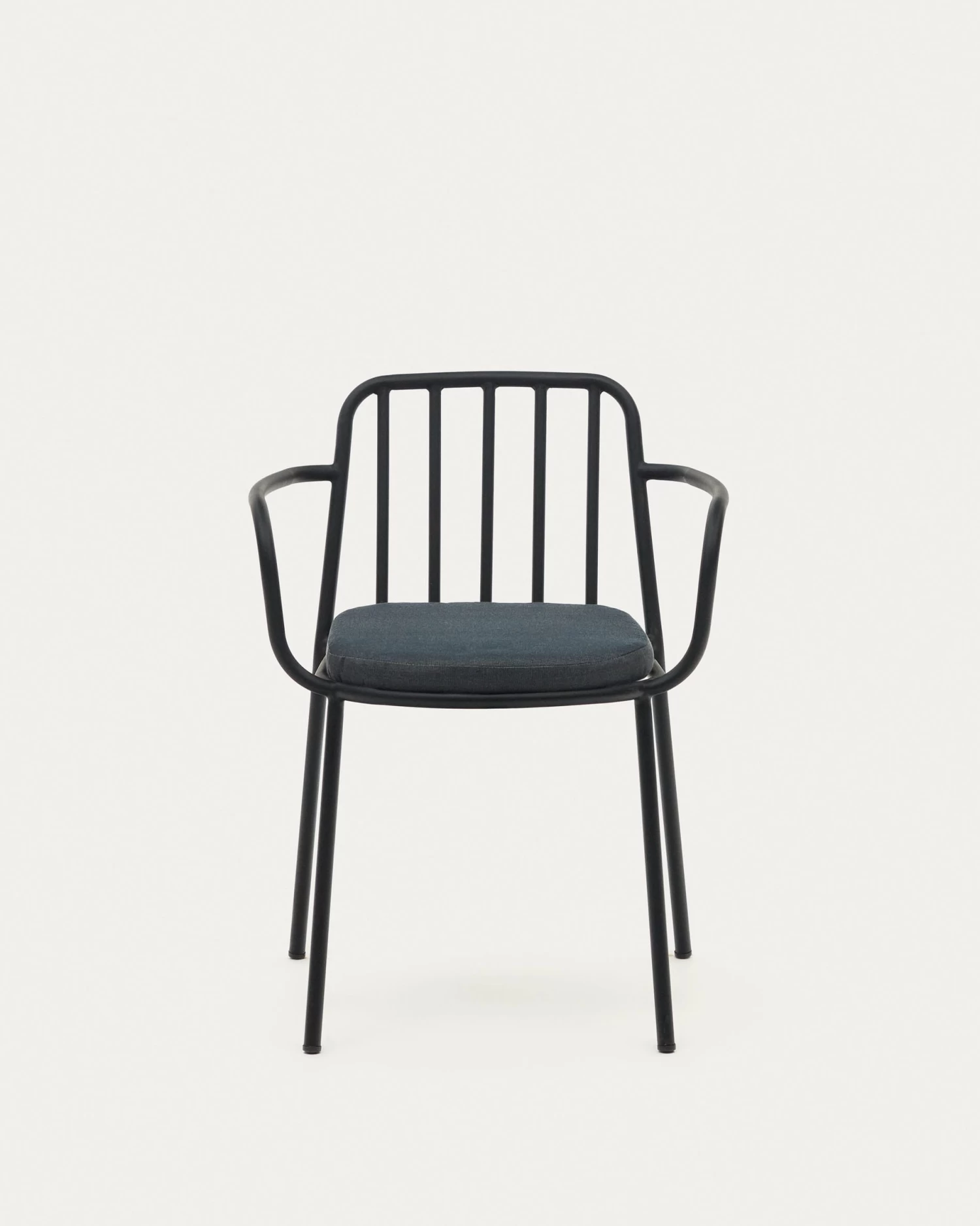Bramant Stackable Steel Chair With Black Finish | Kave Home 10 Bramant Stackable Steel Chair With Black Finish | Kave Home - Image 8
