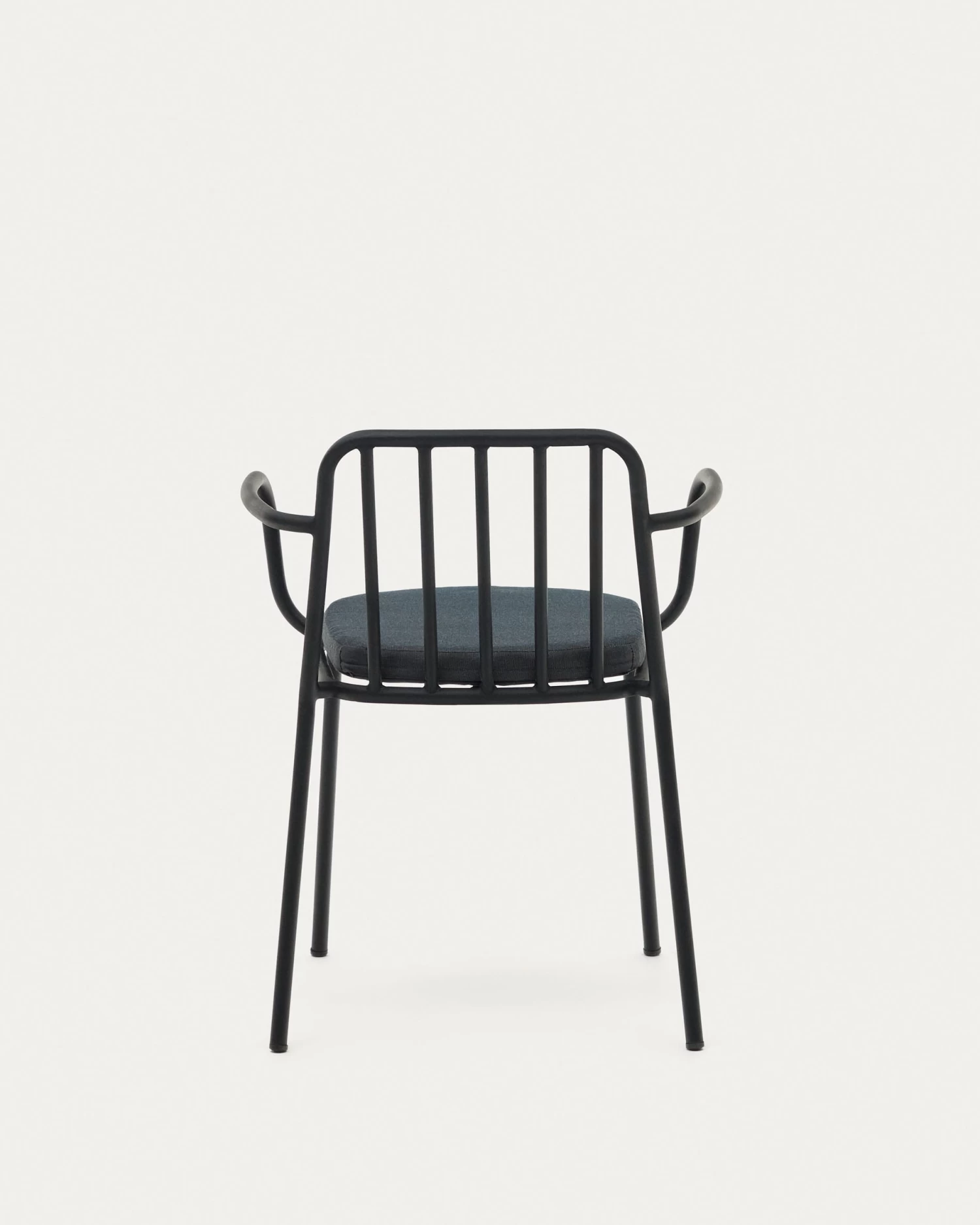 Bramant Stackable Steel Chair With Black Finish | Kave Home 11 Bramant Stackable Steel Chair With Black Finish | Kave Home - Image 9