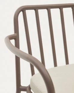 Bramant Stackable Steel Chair With Mauve Finish | Kave Home -Quality Furniture Store J0600045RR10 1D02