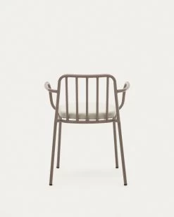 Bramant Stackable Steel Chair With Mauve Finish | Kave Home -Quality Furniture Store J0600045RR10 1V05