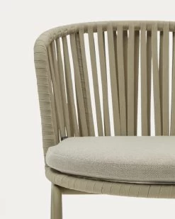 Saconca Outdoor Chair Made With Cord And Green Galvanised Steel | Kave Home -Quality Furniture Store J0600046JJ12 1D02