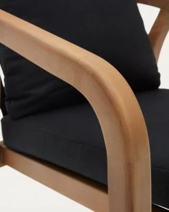 Malaret Stackable Chair In Solid Eucalyptus And Black Cord, FSC 16 Malaret Stackable Chair In Solid Eucalyptus And Black Cord, FSC -Quality Furniture Store J0600049JJ01 1D02