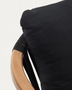 Malaret Stackable Chair In Solid Eucalyptus And Black Cord, FSC 21 Malaret Stackable Chair In Solid Eucalyptus And Black Cord, FSC -Quality Furniture Store J0600049JJ01 1D04