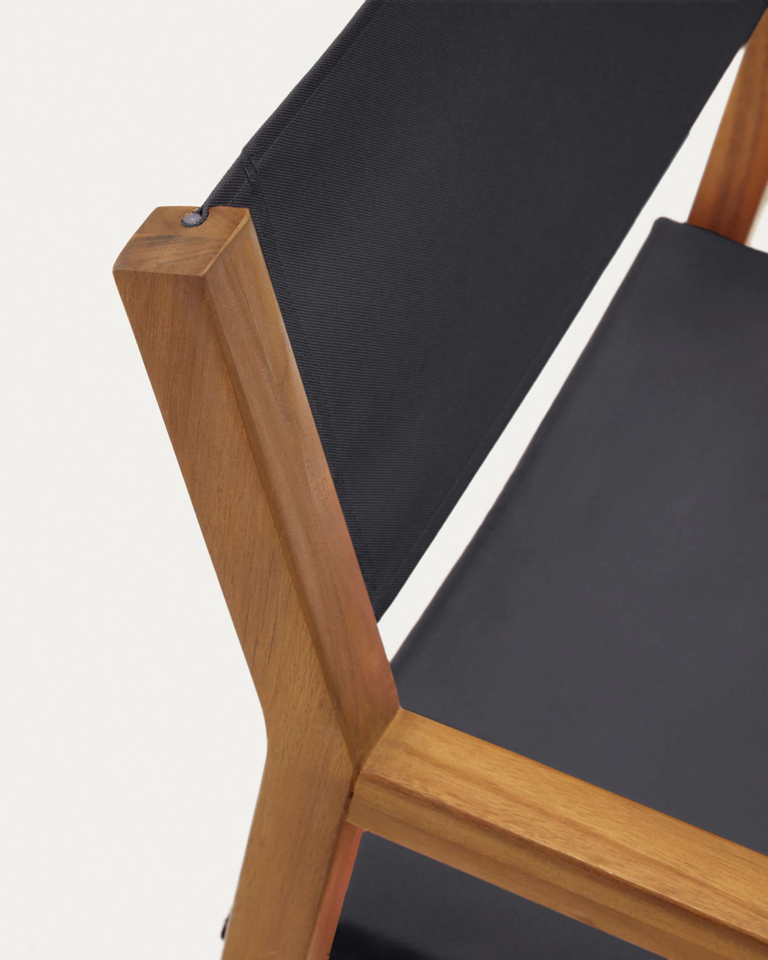 Thianna Folding Outdoor Chair In Black With Solid Acacia Wood FSC 100% | Kave Home 12 Thianna Folding Outdoor Chair In Black With Solid Acacia Wood FSC 100% | Kave Home - Image 10