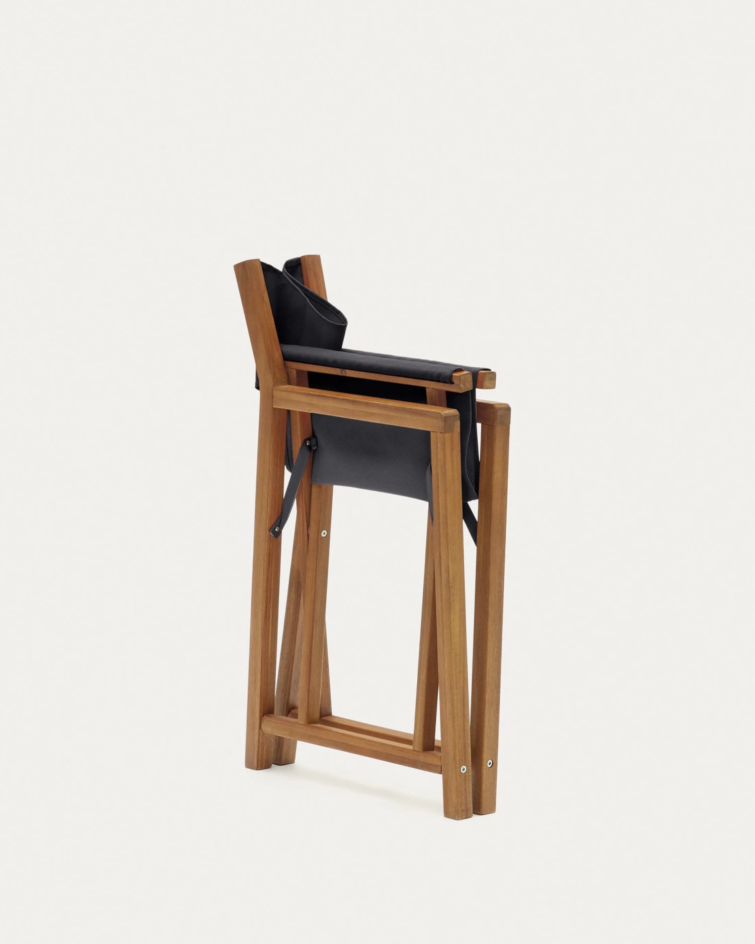 Thianna Folding Outdoor Chair In Black With Solid Acacia Wood FSC 100% | Kave Home 11 Thianna Folding Outdoor Chair In Black With Solid Acacia Wood FSC 100% | Kave Home - Image 9