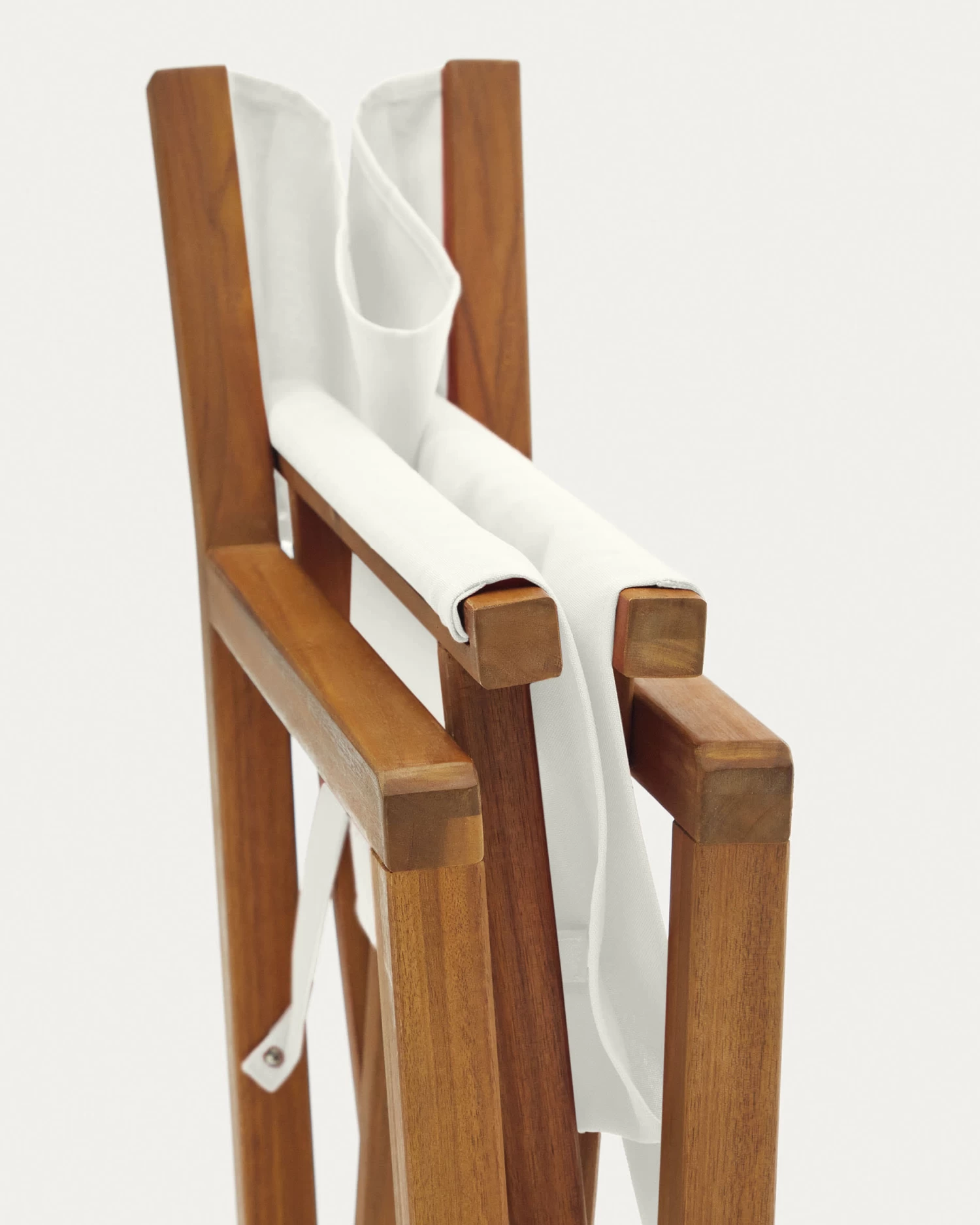 Thianna Folding Outdoor Chair In Beige With Solid Acacia Wood FSC 100% | Kave Home 5 Thianna Folding Outdoor Chair In Beige With Solid Acacia Wood FSC 100% | Kave Home - Image 3
