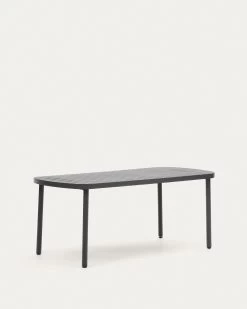 Joncols Outdoor Aluminium Table With A Powder Coated Grey Finish 180 X 90 Cm | Kave Home 13 Joncols Outdoor Aluminium Table With A Powder Coated Grey Finish 180 X 90 Cm | Kave Home -Quality Furniture Store J0800007NN02 1V02