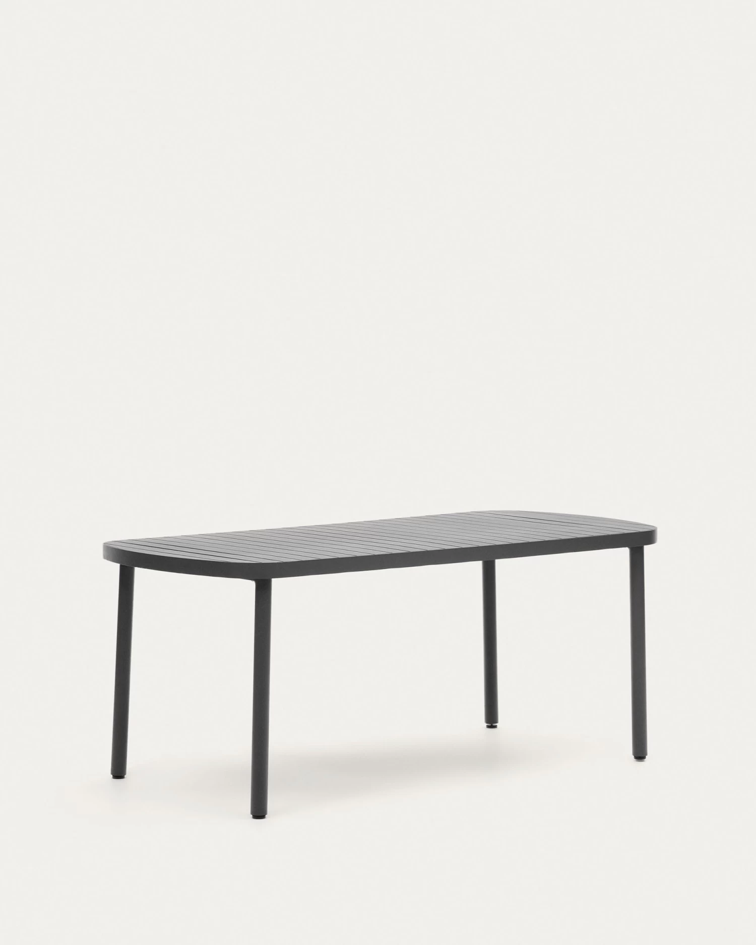 Joncols Outdoor Aluminium Table With A Powder Coated Grey Finish 180 X 90 Cm | Kave Home 8 Joncols Outdoor Aluminium Table With A Powder Coated Grey Finish 180 X 90 Cm | Kave Home - Image 6