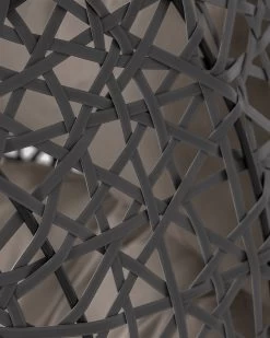 Hanging Armchair With Dark Grey Foot Florina Dark Grey | Kave Home 15 Hanging Armchair With Dark Grey Foot Florina Dark Grey | Kave Home -Quality Furniture Store J1000030FN02 1D04