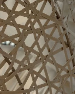 Hanging Armchair With Light Grey Florina Brown Feet | Kave Home 15 Hanging Armchair With Light Grey Florina Brown Feet | Kave Home -Quality Furniture Store J1000031FN10 1D04