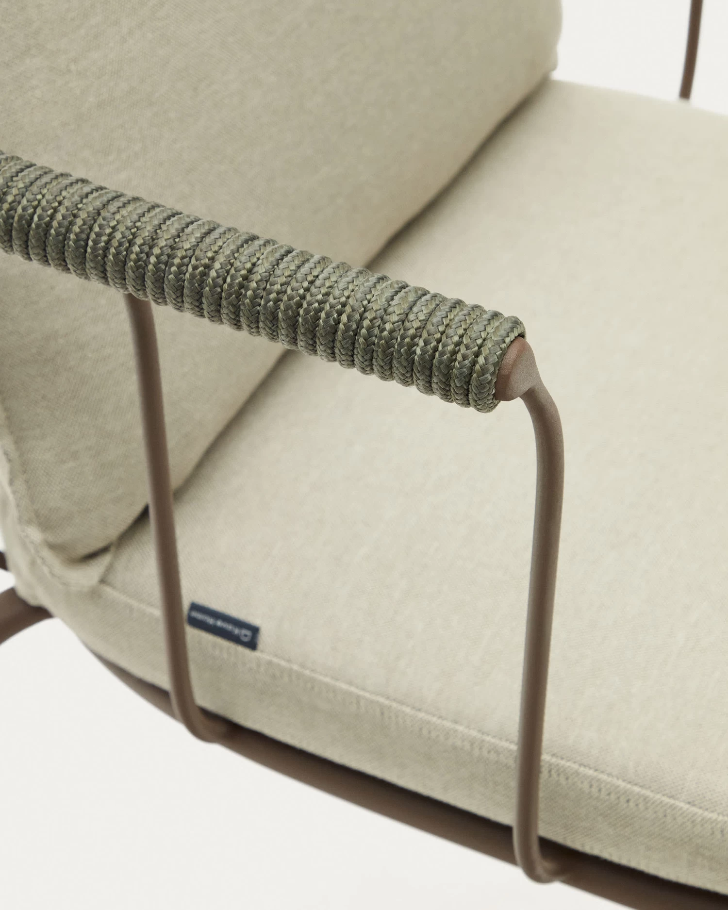 Salguer Stackable Stool In Cord And Steel With A Brown Painted Finish 66 Cm | Kave Home 9 Salguer Stackable Stool In Cord And Steel With A Brown Painted Finish 66 Cm | Kave Home - Image 7