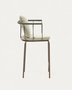 Salguer Stackable Stool In Cord And Steel With A Brown Painted Finish 66 Cm | Kave Home 17 Salguer Stackable Stool In Cord And Steel With A Brown Painted Finish 66 Cm | Kave Home -Quality Furniture Store J1100015RR09 1V02