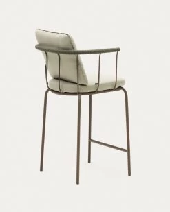 Salguer Stackable Stool In Cord And Steel With A Brown Painted Finish 66 Cm | Kave Home 19 Salguer Stackable Stool In Cord And Steel With A Brown Painted Finish 66 Cm | Kave Home -Quality Furniture Store J1100015RR09 1V03