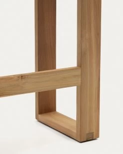 Canadell 100% Outdoor Solid Recycled Teak Tall Bench 130 Cm | Kave Home -Quality Furniture Store J1200002MM46 1D03