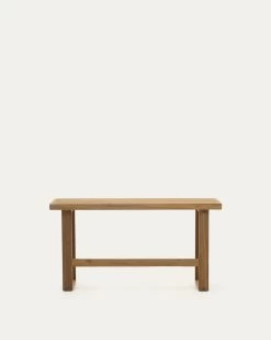 Canadell 100% Outdoor Solid Recycled Teak Tall Bench 130 Cm | Kave Home