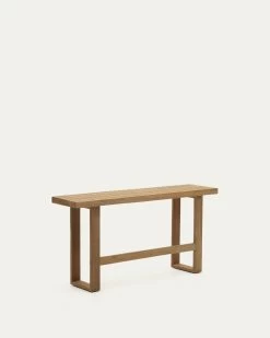 Canadell 100% Outdoor Solid Recycled Teak Tall Bench 130 Cm | Kave Home -Quality Furniture Store J1200002MM46 1V02