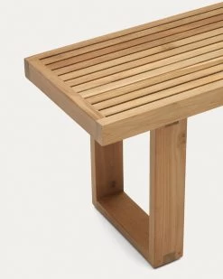 Canadell 100% Outdoor Solid Recycled Teak Bench 210 Cm | Kave Home -Quality Furniture Store J1200003MM46 1D01
