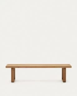 Canadell 100% Outdoor Solid Recycled Teak Bench 210 Cm | Kave Home