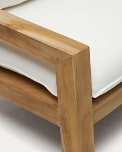 Forcanera 3 Seater Solid Teak Sofa, 211 Cm -Quality Furniture Store J1400015JJ05 1D03