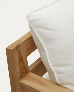 Forcanera 3 Seater Solid Teak Sofa, 211 Cm -Quality Furniture Store J1400015JJ05 1D04