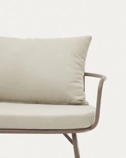 Bramant 2 Seater Steel Sofa With Mauve Finish 175.5 Cm | Kave Home 10 Bramant 2 Seater Steel Sofa With Mauve Finish 175.5 Cm | Kave Home -Quality Furniture Store J1400023RR10 1D01