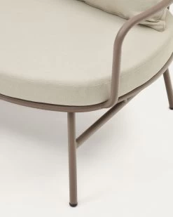 Bramant 2 Seater Steel Sofa With Mauve Finish 175.5 Cm | Kave Home 12 Bramant 2 Seater Steel Sofa With Mauve Finish 175.5 Cm | Kave Home -Quality Furniture Store J1400023RR10 1D02