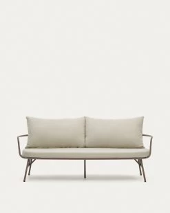 Bramant 2 Seater Steel Sofa With Mauve Finish 175.5 Cm | Kave Home