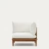 Portitxol Modular Corner Armchair In Solid Teak | Kave Home -Quality Furniture Store J1500001JJ05 1V01