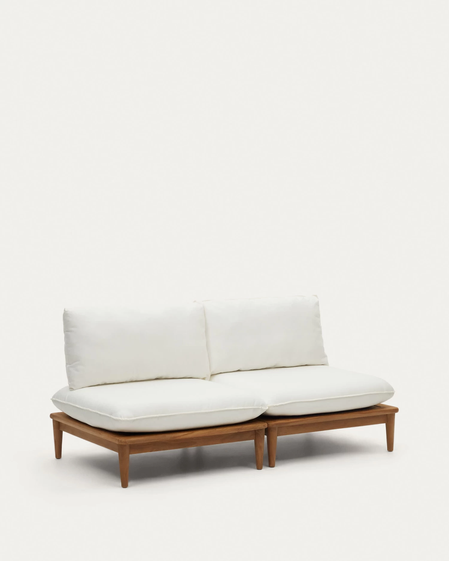 Portitxol Set Of 2 Modular Armchairs In Solid Teak | Kave Home 8 Portitxol Set Of 2 Modular Armchairs In Solid Teak | Kave Home - Image 6