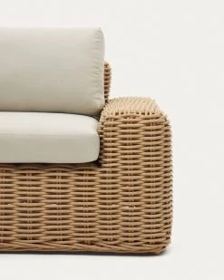 Portlligat Polyrattan Outdoor Armchair In A Natural Finish | Kave Home -Quality Furniture Store J1700030JJ14 1D01