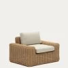 Portlligat Polyrattan Outdoor Armchair In A Natural Finish | Kave Home -Quality Furniture Store J1700030JJ14 1V01