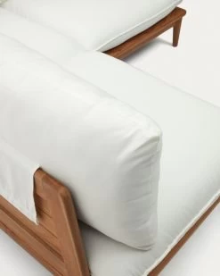 Portitxol Set Of 1 Corner Armchair 2 Modular Armchairs And Coffee Table In Solid Teak | Kave Home -Quality Furniture Store J2100004JJ05 1D04