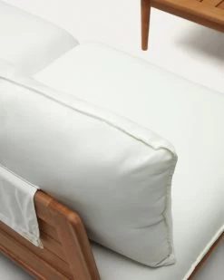 Portitxol Set Of 1 Corner Armchair 4 Modular Armchairs And Coffee Table In Solid Teak | Kave Home 14 Portitxol Set Of 1 Corner Armchair 4 Modular Armchairs And Coffee Table In Solid Teak | Kave Home -Quality Furniture Store J2100005JJ05 1D03