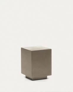Rustella Cement Side Table 35 X 35 Cm | Kave Home 11 Rustella Cement Side Table 35 X 35 Cm | Kave Home -Quality Furniture Store J2200008PR03 1V02