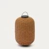 Saranella Large Portable Table Lamp In Brown Polyrattan | Kave Home 2 Saranella Large Portable Table Lamp In Brown Polyrattan | Kave Home -Quality Furniture Store L1100012FN10 1V01
