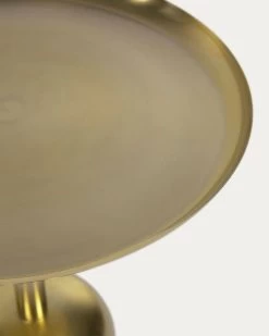 Adaluz Side Table In Gold-coloured Metal à 37 Cm | Kave Home 9 Adaluz Side Table In Gold-coloured Metal à 37 Cm | Kave Home -Quality Furniture Store LH0161R83 1D01