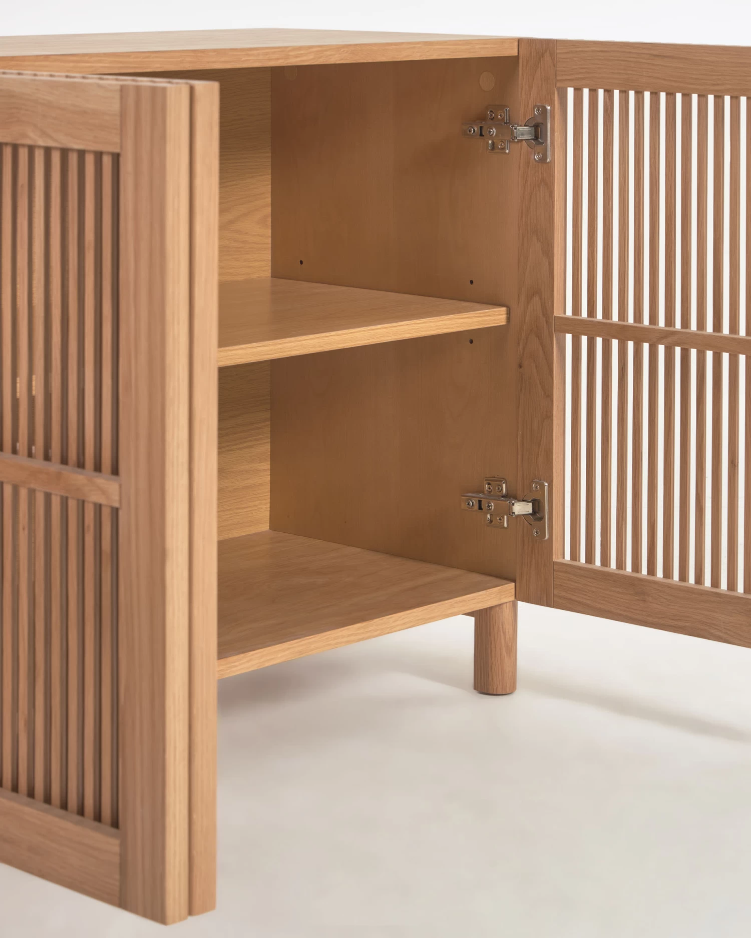 Beyla Solid Oak Sideboard With Oak Veneer 180 X 715 Cm FSC 100 %. | Kave Home 5 Beyla Solid Oak Sideboard With Oak Veneer 180 X 715 Cm FSC 100 %. | Kave Home - Image 3