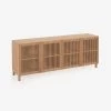 Beyla Solid Oak Sideboard With Oak Veneer 180 X 715 Cm FSC 100 %. | Kave Home -Quality Furniture Store LH0353M40AS 1V01
