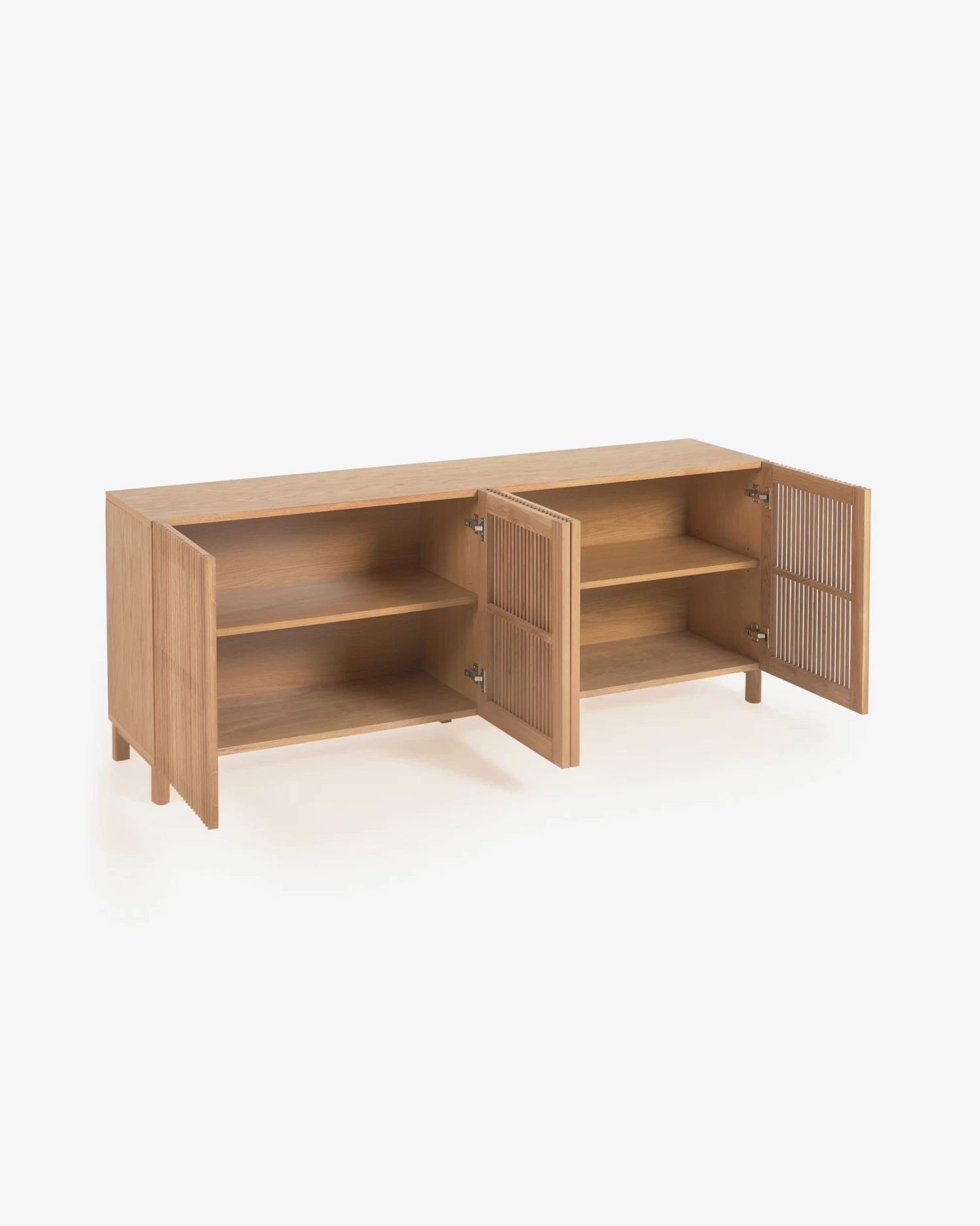 Beyla Solid Oak Sideboard With Oak Veneer 180 X 715 Cm FSC 100 %. | Kave Home 8 Beyla Solid Oak Sideboard With Oak Veneer 180 X 715 Cm FSC 100 %. | Kave Home - Image 6