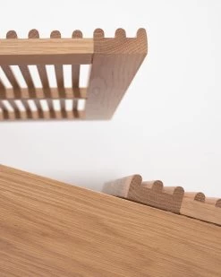 Beyla Solid Oak Shoe Cabinet Oak Veneer 98.5 Cm FSC 100% | Kave Home 21 Beyla Solid Oak Shoe Cabinet Oak Veneer 98.5 Cm FSC 100% | Kave Home -Quality Furniture Store LH0356M40AS 1D06