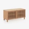 Beyla Solid Oak Shoe Cabinet Oak Veneer 98.5 Cm FSC 100% | Kave Home 2 Beyla Solid Oak Shoe Cabinet Oak Veneer 98.5 Cm FSC 100% | Kave Home -Quality Furniture Store LH0356M40AS 1V01