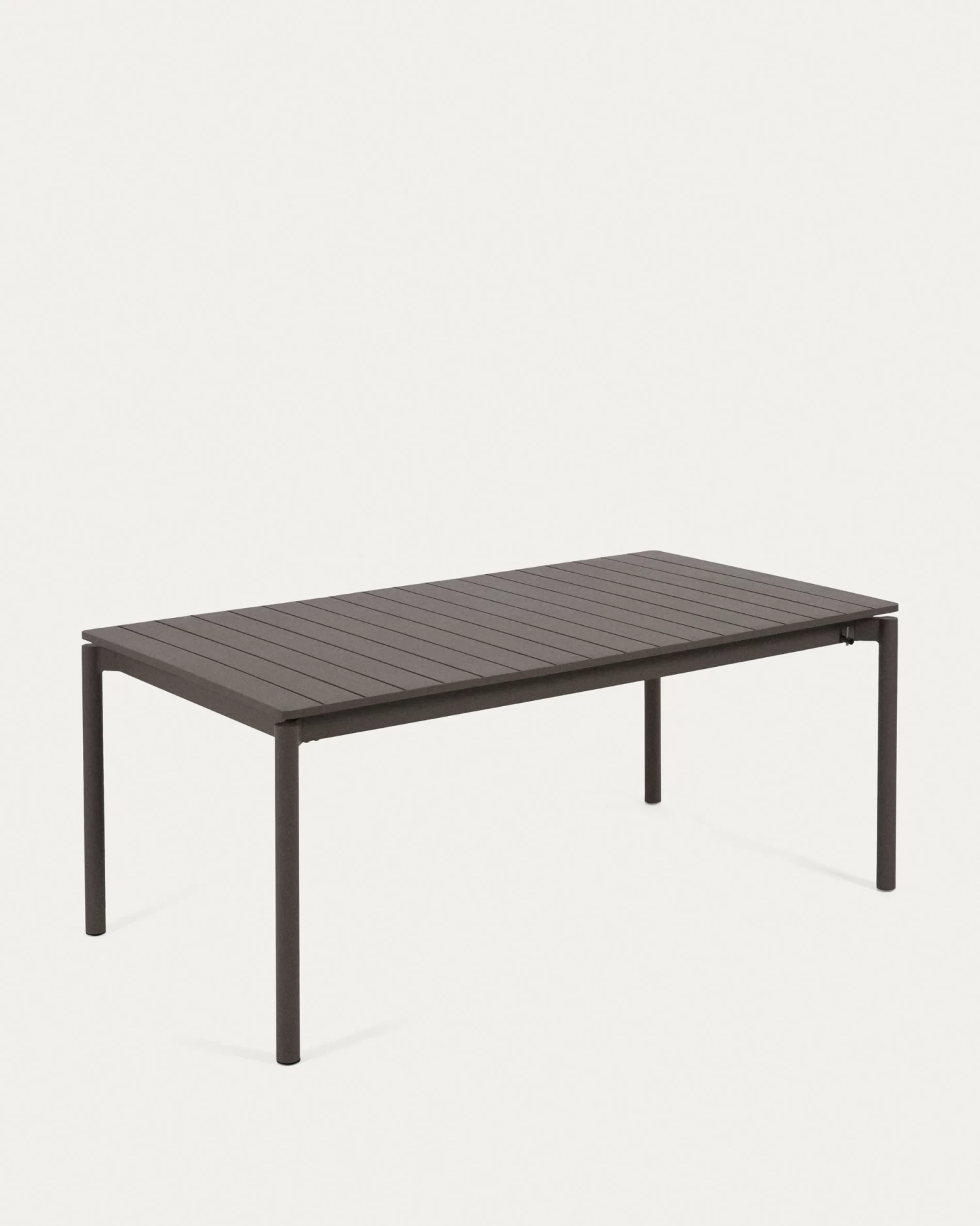 Zaltana Extendable Aluminium Outdoor Table With Matt Dark Grey Finish 140 (200) X 90 Cm | Kave Home 3 Zaltana Extendable Aluminium Outdoor Table With Matt Dark Grey Finish 140 (200) X 90 Cm | Kave Home