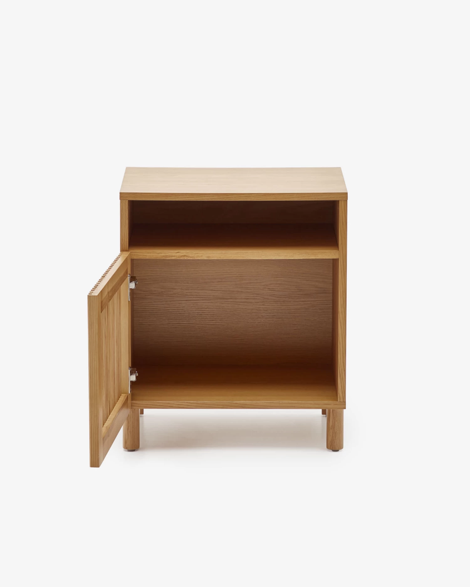 Beyla Solid Ash Wood Beside Table With Oak Veneer 53 X 62 Cm | Kave Home 10 Beyla Solid Ash Wood Beside Table With Oak Veneer 53 X 62 Cm | Kave Home - Image 9